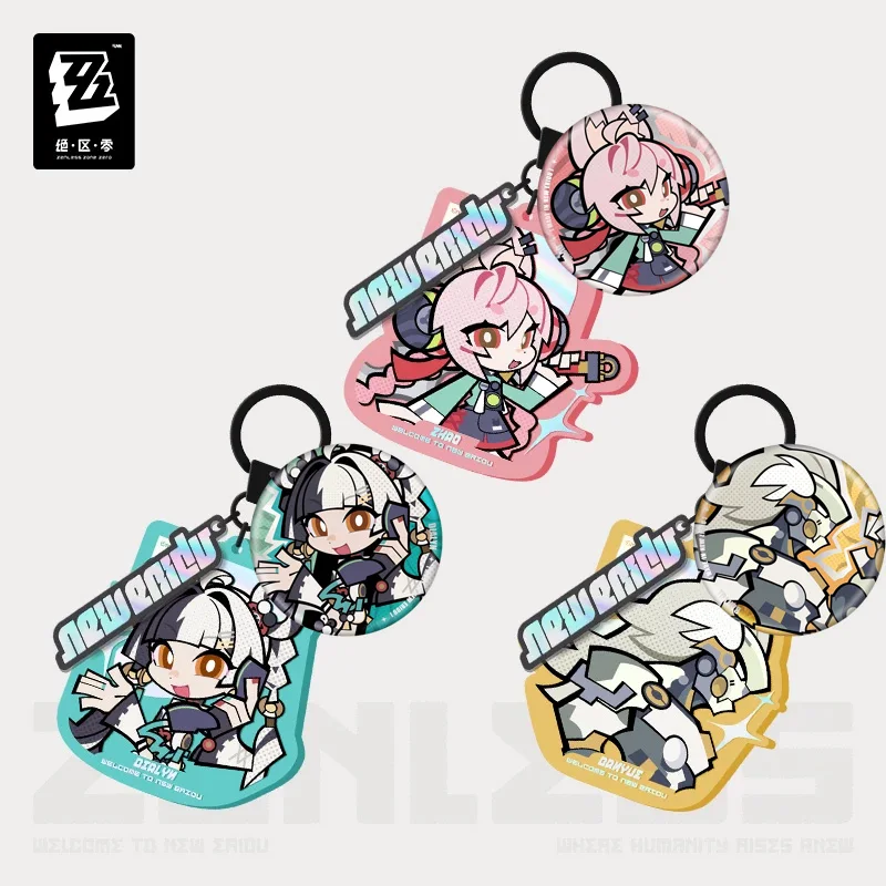 

Sunsyea Zenless Zone Zero Official Merch miHoYo Original LD Series Q Version Badge Keychain Dialyn Banyue