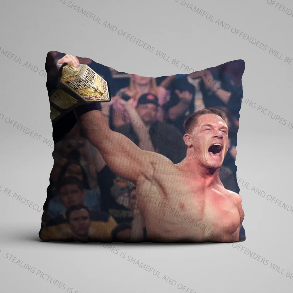 W-Wrestling J-Johns C-Cenas Pillow Case Pillowcase Home Sofa Cushions Car Cushions Office Pillow