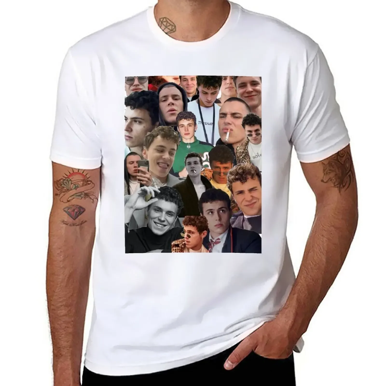 aron piper collage T-Shirt vintage clothes shirts graphic tees mens shirts graphic tee