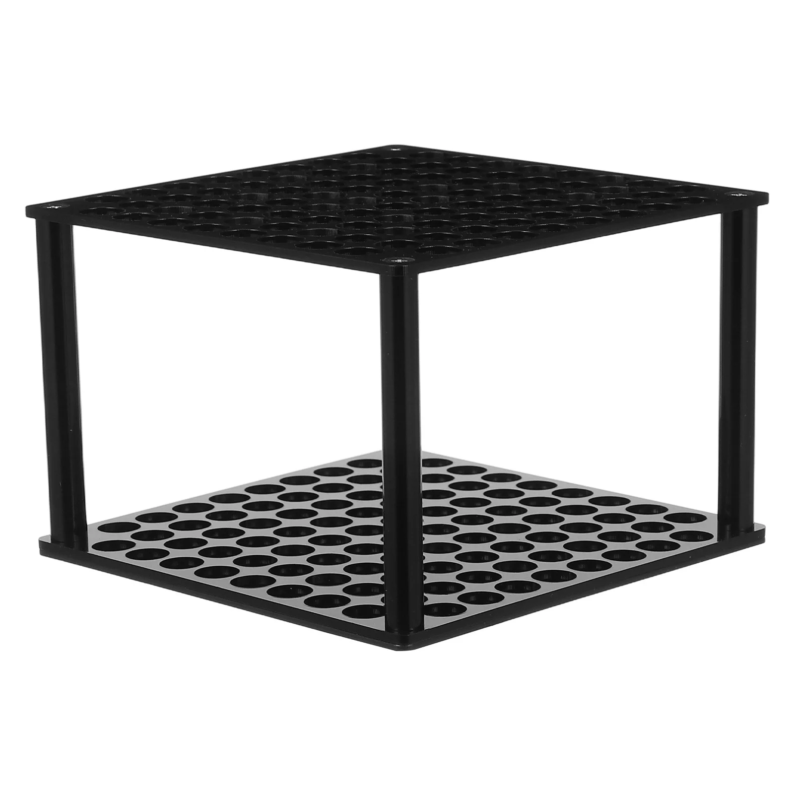 

Acrylic Brush Rack Holder 96 Hole Marker Pencil Organizer Stand Storage Rack for Desk Art Supplies Artists School Use