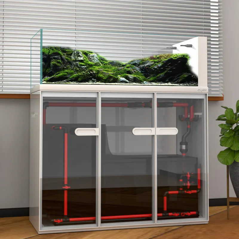 Star drill ultra-white box bottom filter living room ecological aquatic tank