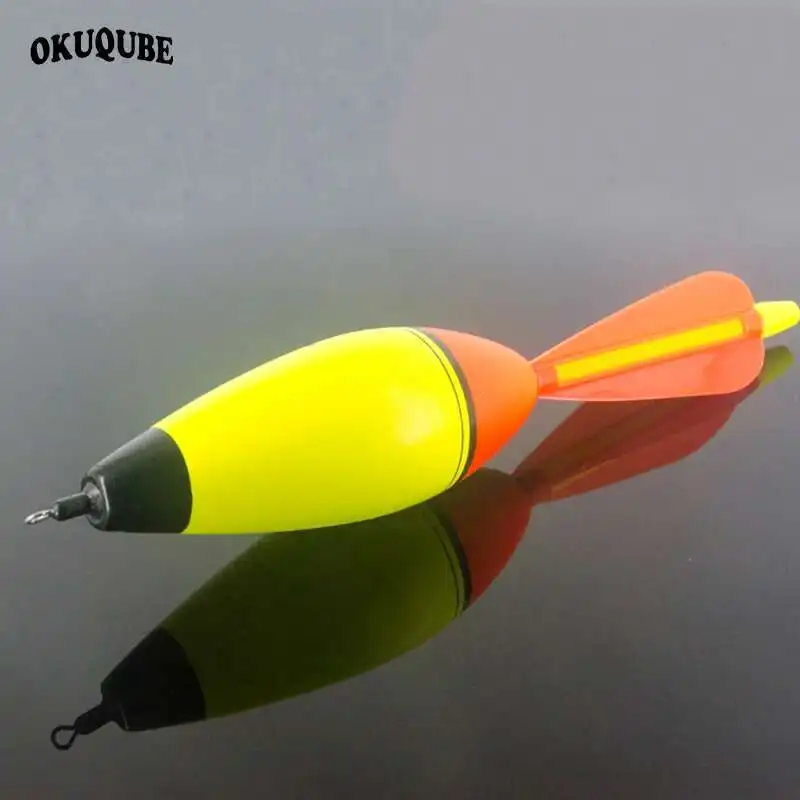 

1 шт., поплавок для рыбалки, светящаяся пена из ЭВА, пластиковый поплавок для ночной рыбалки, поплавок для ночной рыбалки, яркие поплавки для морской океанской рыбалки