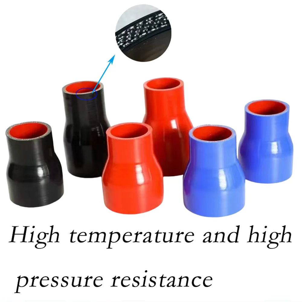 Different diameter silica gel straight pipe with complete models, high temperature resistance and anti-aging support customizati