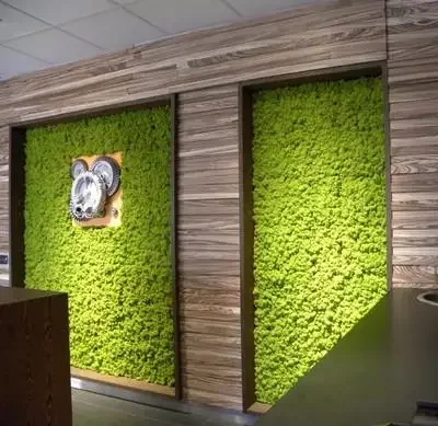 Panel de pared de musgo y lichen de tamaño personalizado para vacaciones de boda, panel de decoración de plantas para interiores y oficinas, tablero