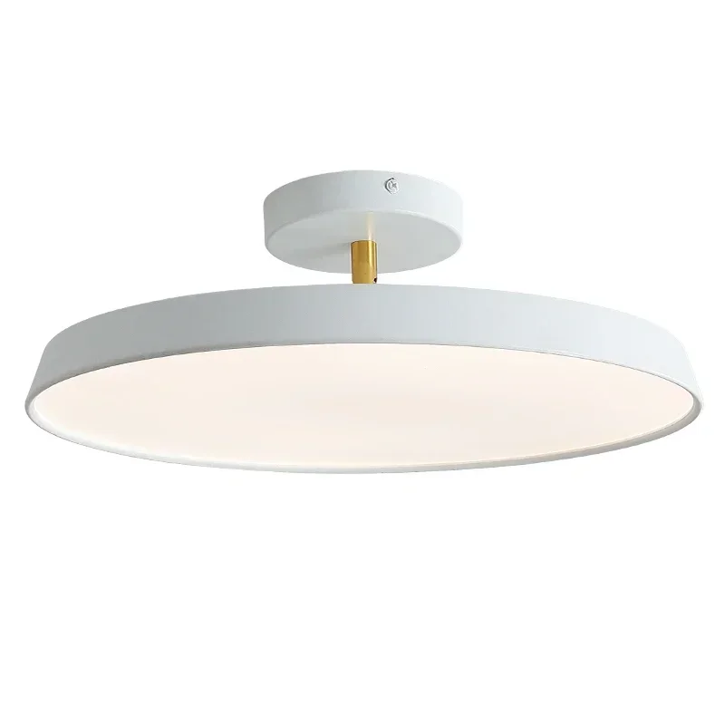 Nordic Macaron Influencer Ceiling Lamp For Living Room Bedroom Home Decor Remote Control Aluminum Ultra-thin Lighting Luminaire