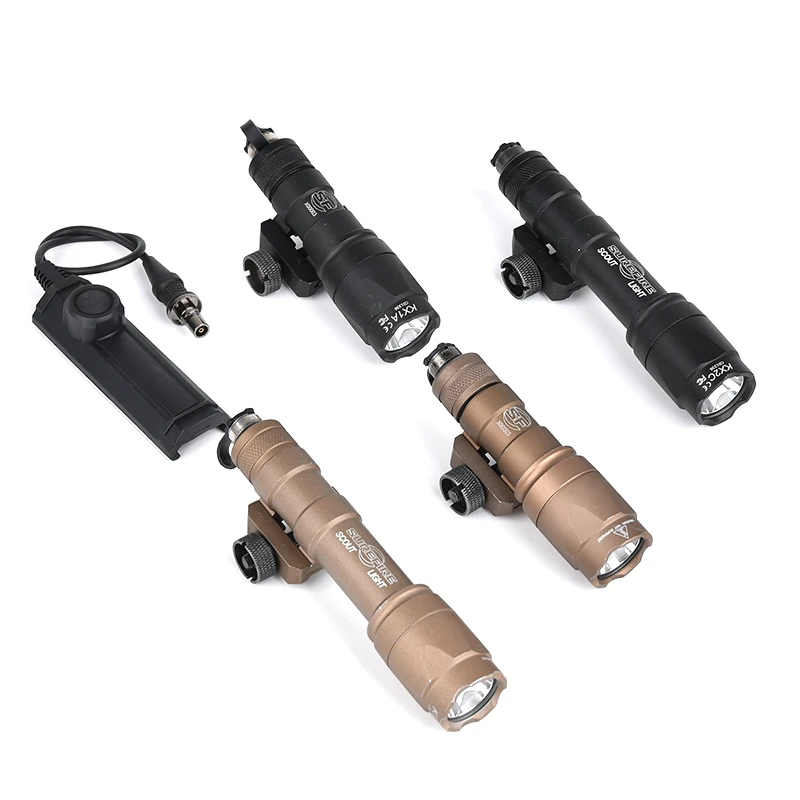 Lampe tactique SureFire M300 M600B M600C compatible avec le rail Picatinny, lampe de poche, lampe de scout, outil d'éclairage pour pistolet et fusil