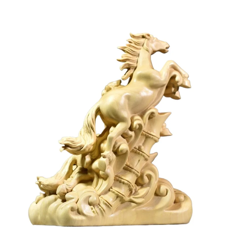 Hand-Cast Premium Metal Galloping Horse Statue - 5.9