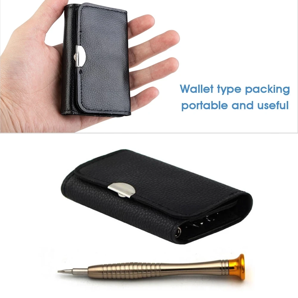 25-in-1 Mini Screwdriver Repair Tool Kit , Pentalobe 0.8 1.2 P5 Torx T5 Screwdrivers for MacBook Pro Watches Glasses iPad