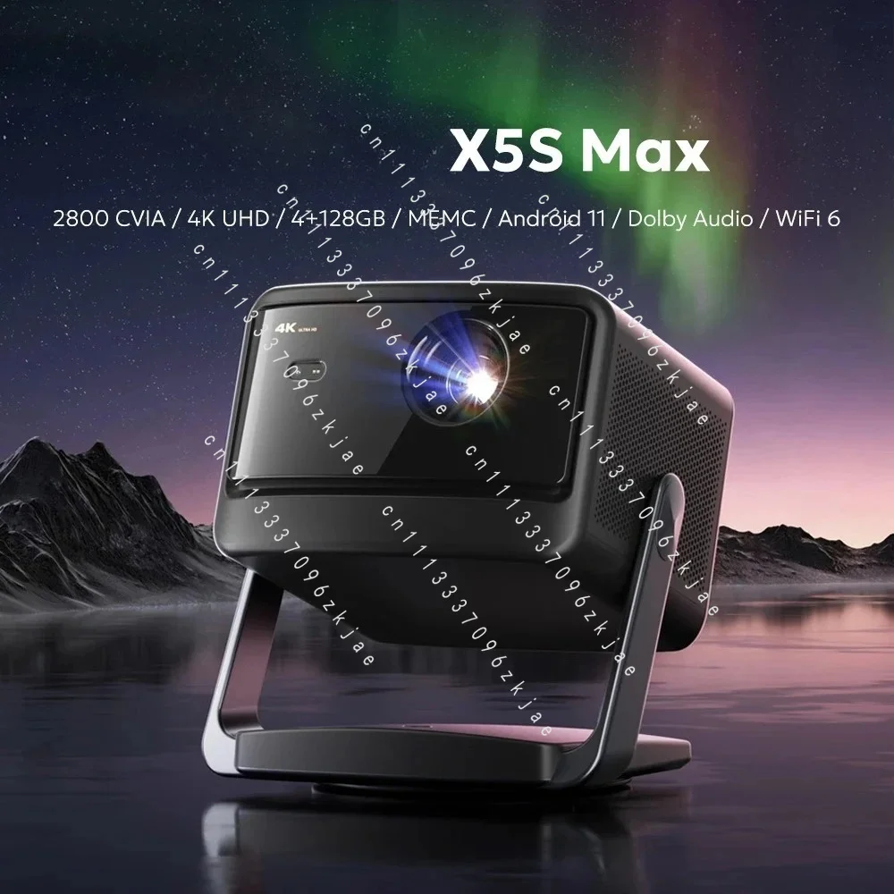 128GB Smart 3D Android TV Video With MEMC Beam Dangbei X5S Max 4K ALPD Triple Laser Projector 4K 2800 CVIA Lumens Home Theater