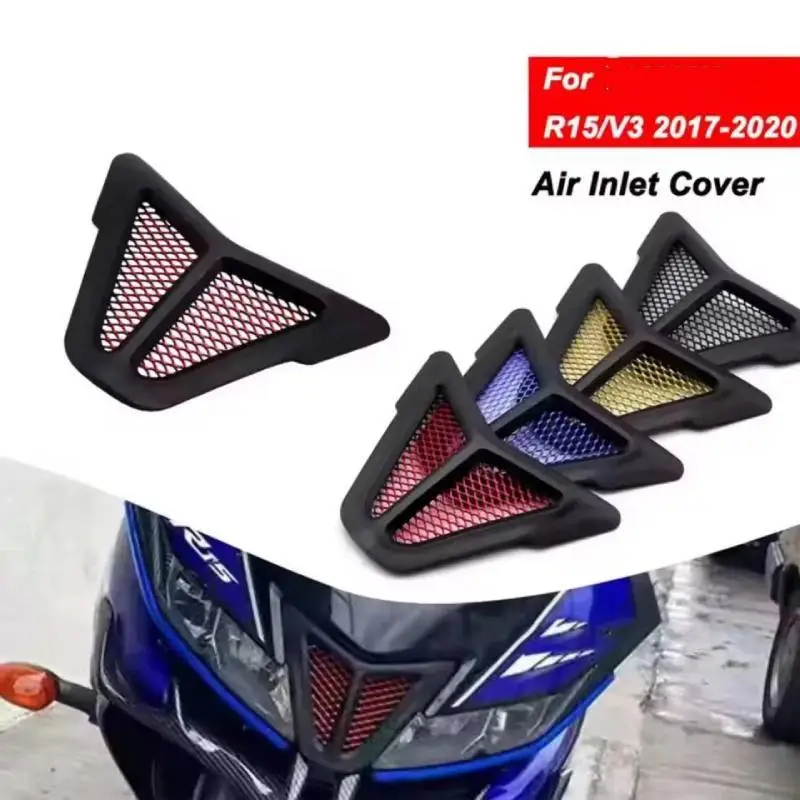 For R15 V3 2018 2019 2020 Aluminum Mesh Air Inlet Guard Head Cover Protector