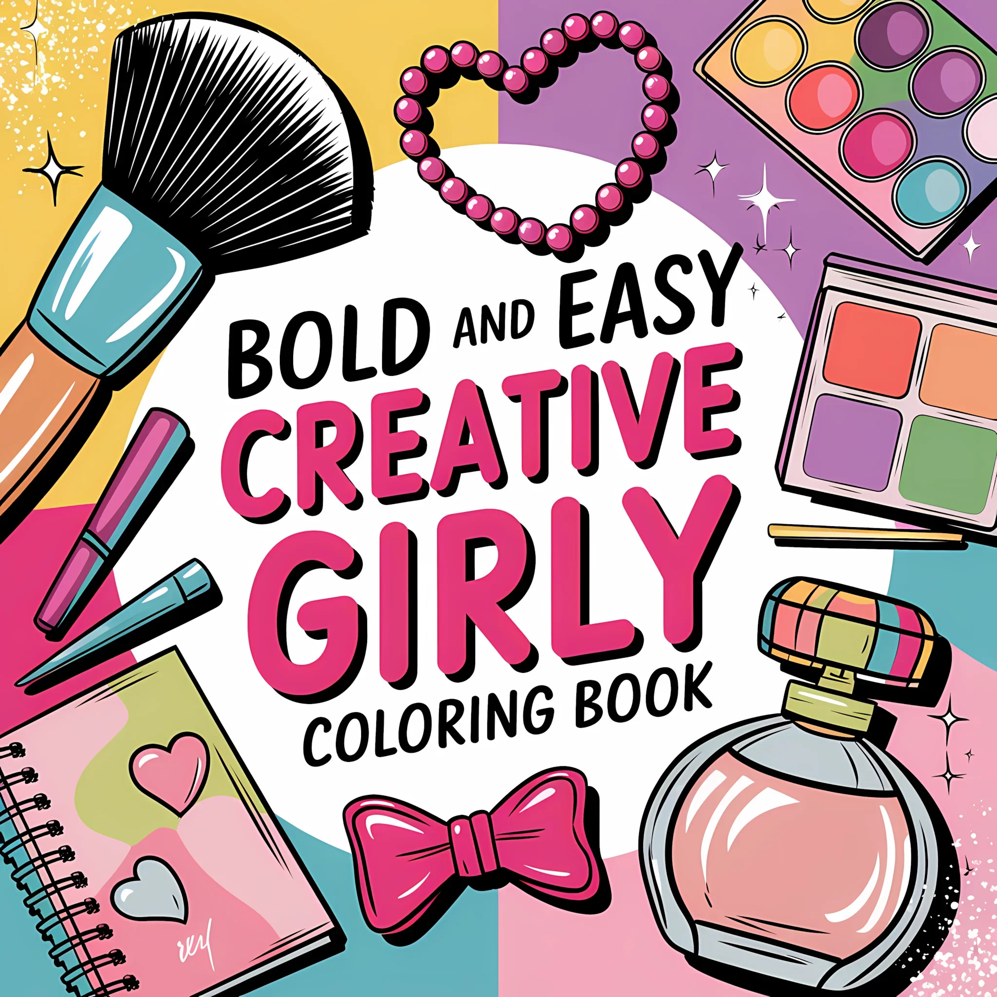 

Простая креативная книжка-раскраска для взрослых в девичьем стиле, подарок на день рождения, школьные принадлежности, милая книжка для рисования для взрослых