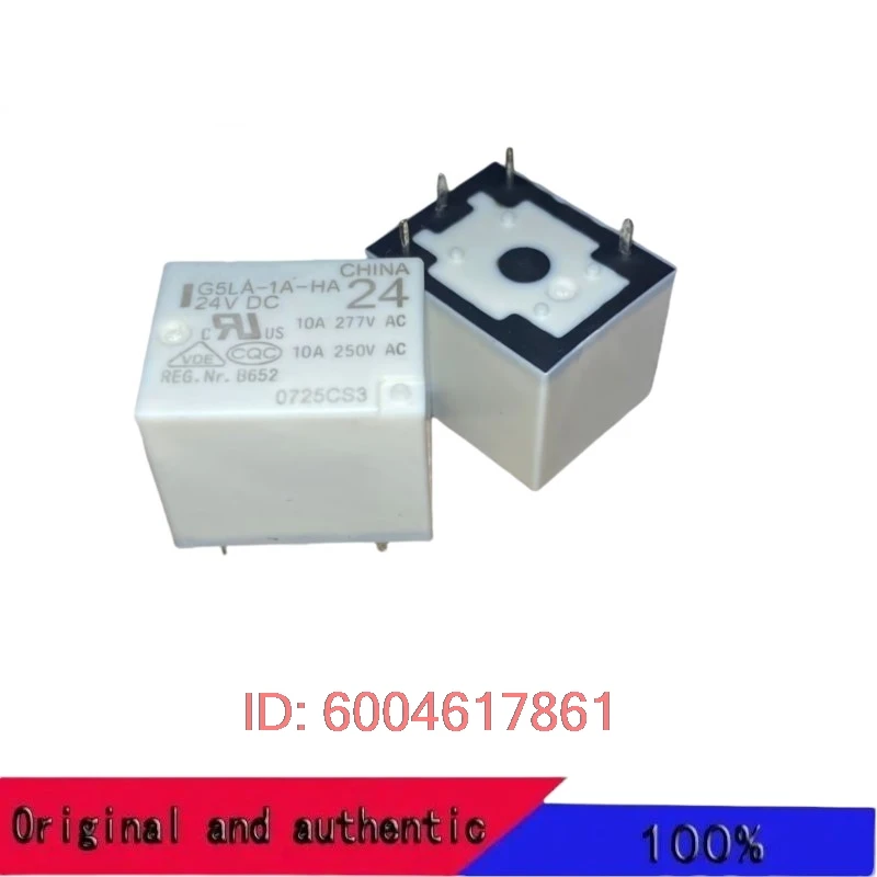 1PCS G5LA-1A-HA-24VDC substitui relé G5LA-1A-24VDC 4 pinos 10A G5LA-1A-HA