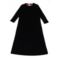 Black and pink dress