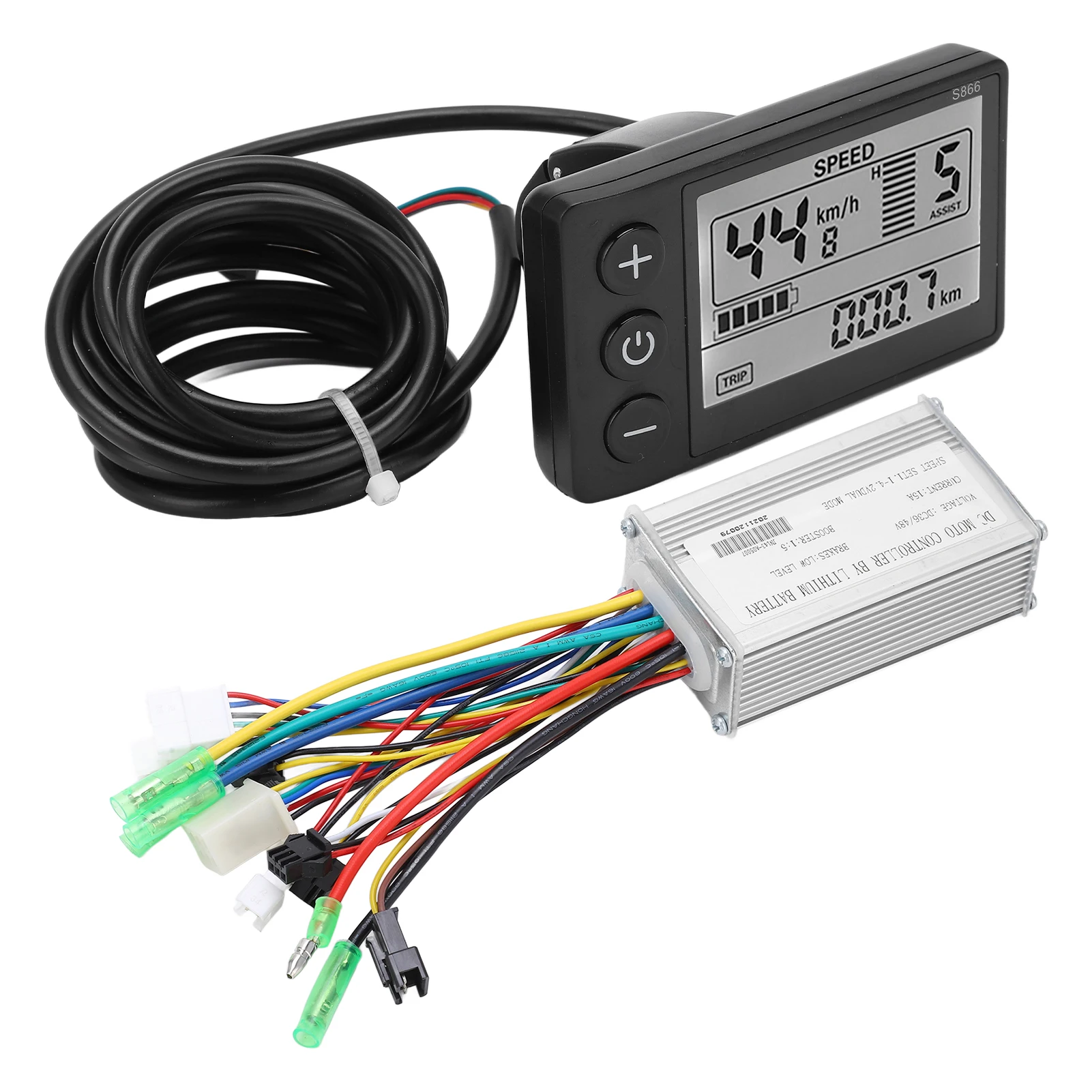

36V/48V Waterproof LCD Display Panel Electric Scooter Brushless Controller Kit Electric Brushless Controller Cycling Accessories