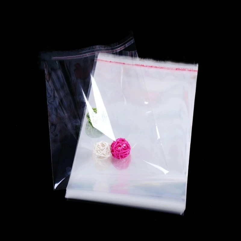 100 Stück selbstverschließende OPP-Beutel, Aufbewahrungsbeutel, Geschenktüten für Feiertagspartys, Plastiktüten zum Verpacken von Geschenken, Schmuck – Detail 7