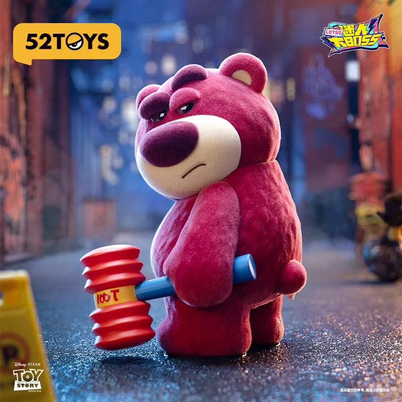 

52TOYS Disney Strawberry Bear 3rd Generation Charming Boss Blind Box Plush Handmade Birthday Gift for Girlfriend