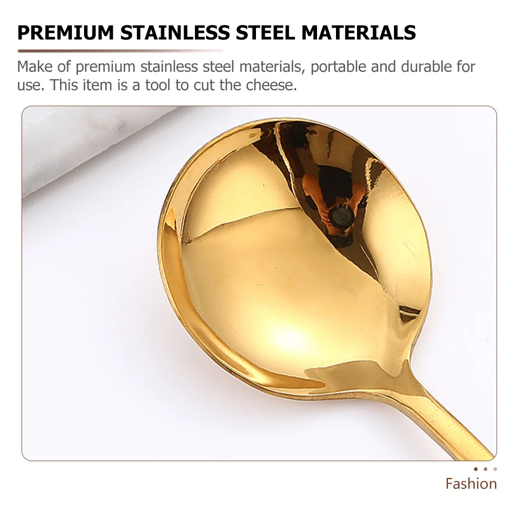 

1 Set Stainless Steel Cheese Knife Kit Compact Polished Handle Effortless Slicing Easy Grip Kitchen Baking Tool Utensils