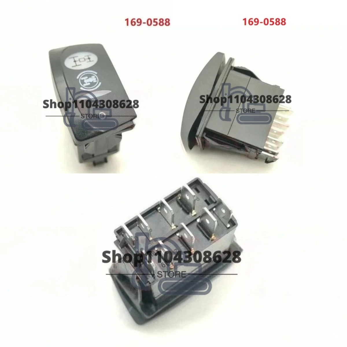 

169-0588 TRANSMISSION NEUTRAL LOCK SWITCH FOR BACKHOE LOADER 416D,420D,424B,424D,428D,430D,432D,438D,442D,446D