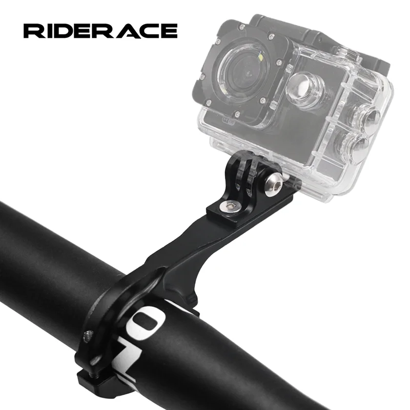 دراجة الألومنيوم المقود بار محول جبل ل Gopro بطل 5/4/3 كاميرا تمديد قوس ضوء مصباح دراجة المقود بار المشبك