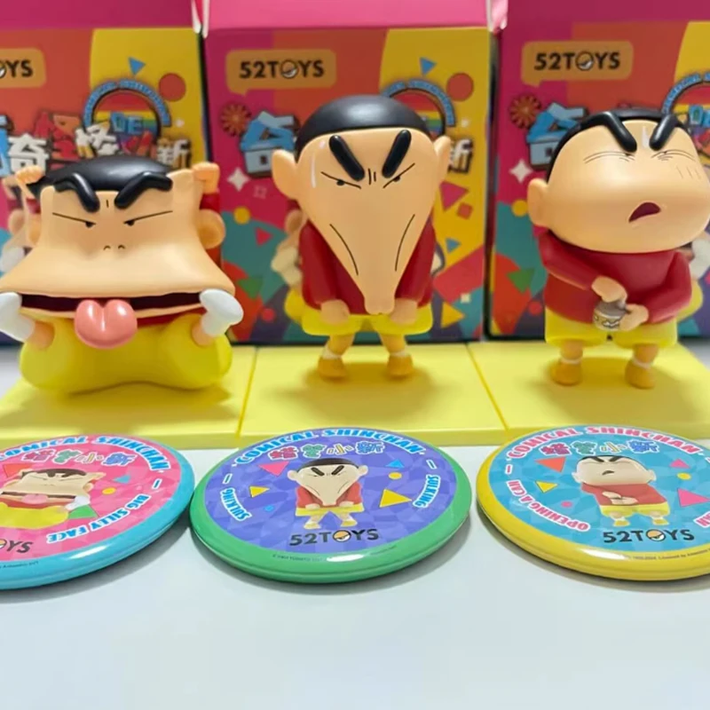 Original 52TOYS Crayon Shin-Chan Strange Comical Shin-Chan Series Blind Box Garage Kit Trendy Toy Gift Ornament Customized Toy