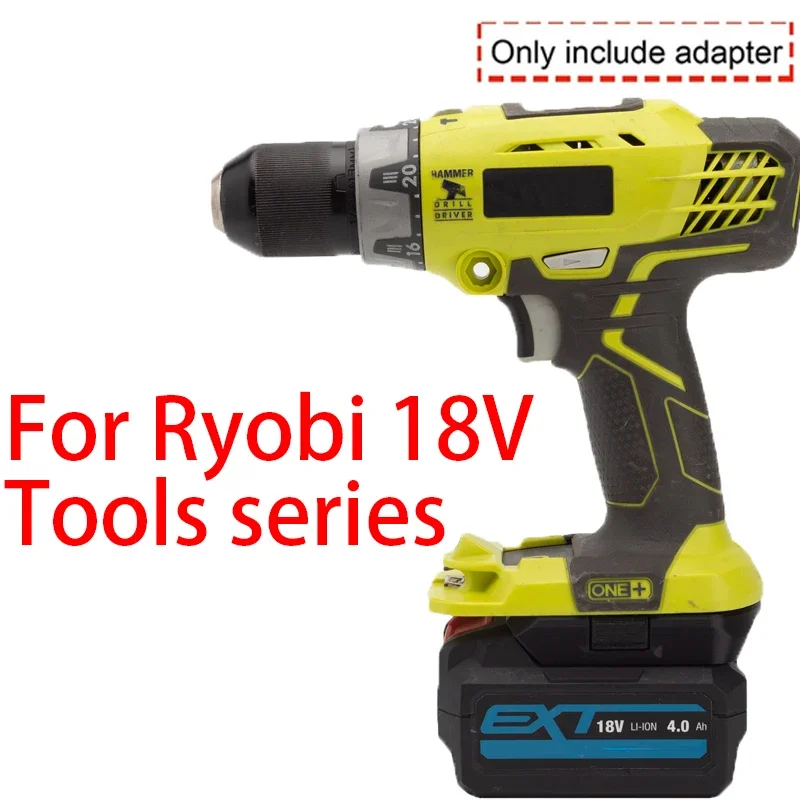 Ryobi 배터리 어댑터 및 컨버터, 리튬 이온 도구, Erbauer 20V EXT 리튬 이온 배터리 어댑터, 전동 공구 액세서리, 18V ONE +