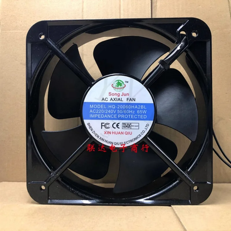 

Y+FOR SOng JUN HQ-20060A2BL AC220V-240V 0.65A 20CM 20060 Axial Fan Cooling Fan