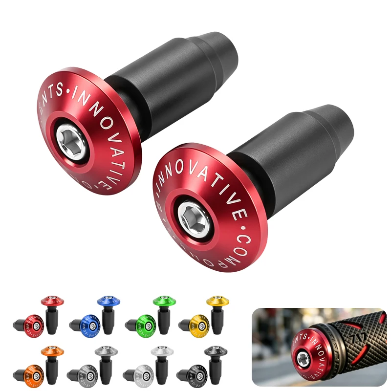 Bicycle Motorcycle Universal 22MM Handle Bar End Weight Handlebar Grips Cap Modification Handle Protection Plug Accessories