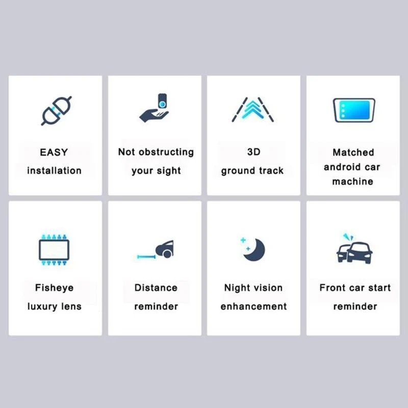 Car DVR Driving Camera Wifi Camcorder Support Rearview Camera Video Recorder Night Recording Dashcam 24H Parking Monitor