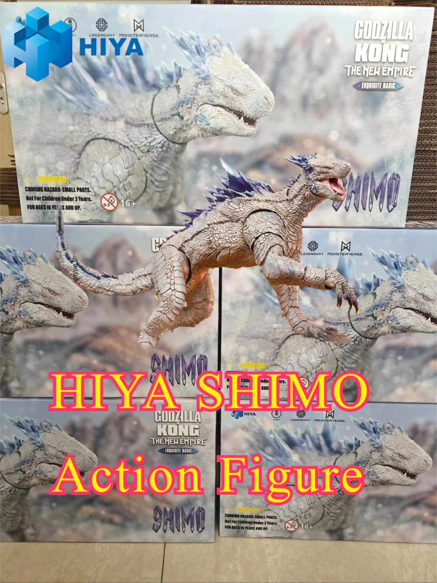 

In Stock HIYA SHIMO EXQUISITE BASIC Snow Demon From Godzilla Vs. Kong 2 Action Figure Anime Model Toys Hobby MonsterArts