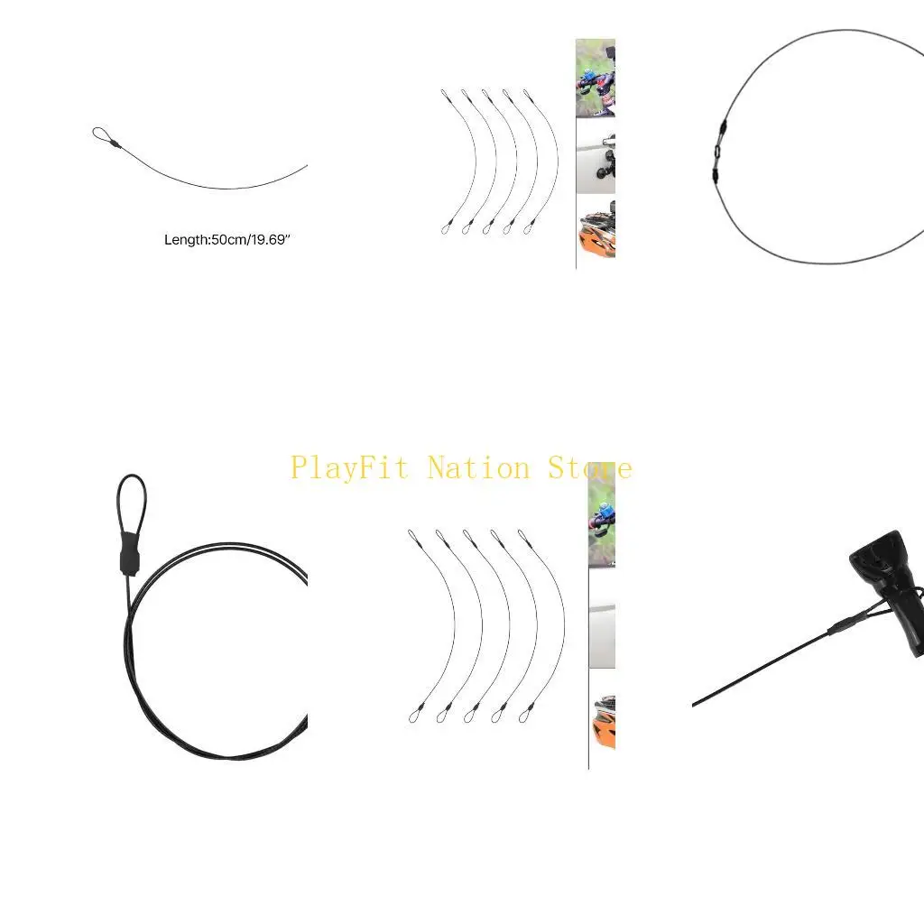 

242F Stainless Safety Wire Rope for Outdoor Travel Transport with Double Looped End