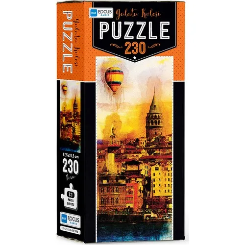 Blue Focus 230 Piece Jigsaw Puzzle Galata Tower