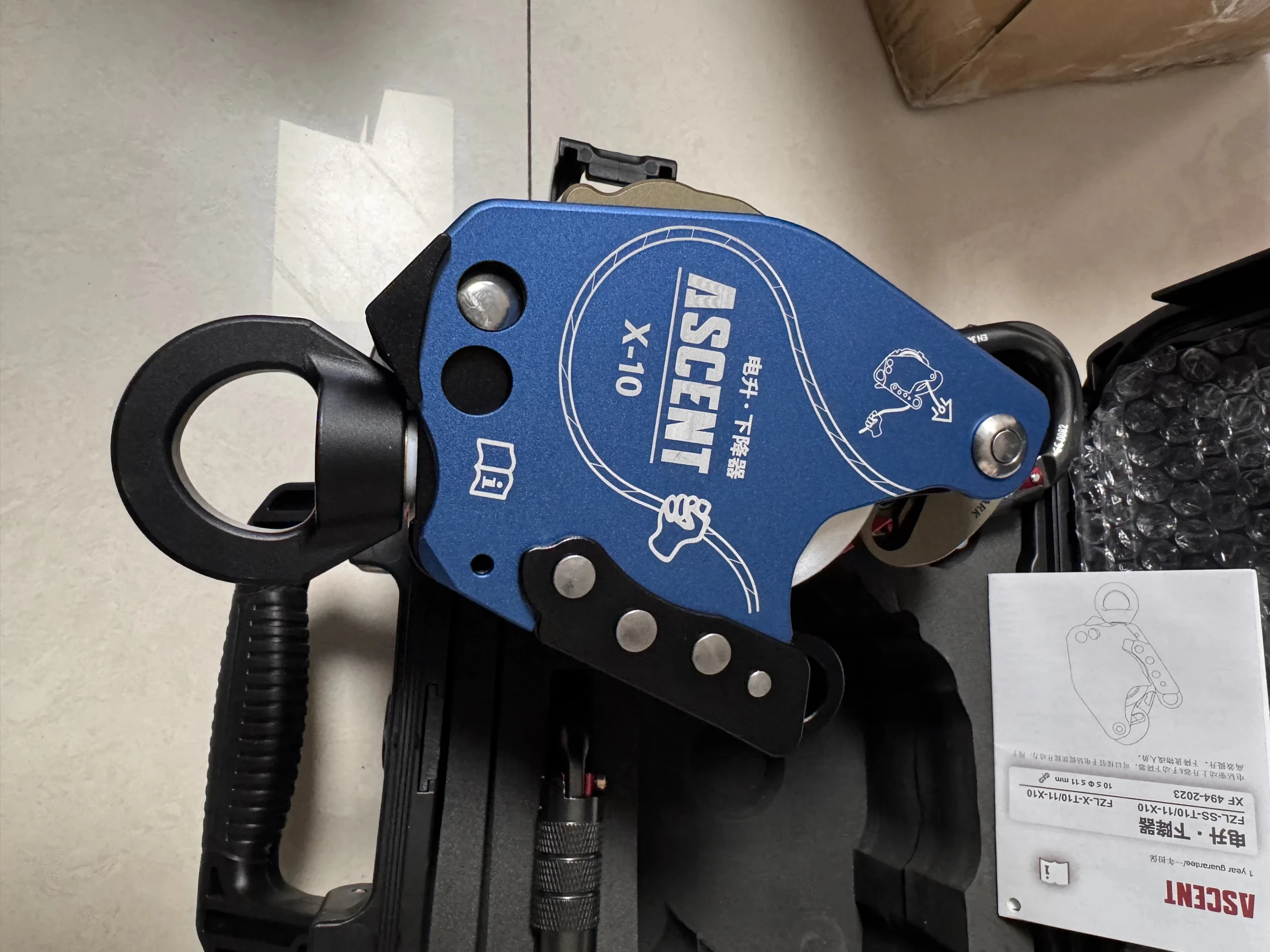 Z3 Fire Electric Rope Climber Z3-Prof Electric Lift Retarder