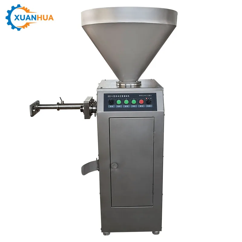 Factory Direct Sales Mini Pneumatic Twistin Quantitative Sausage Stuffer Manual Meat Sausage Making Machine