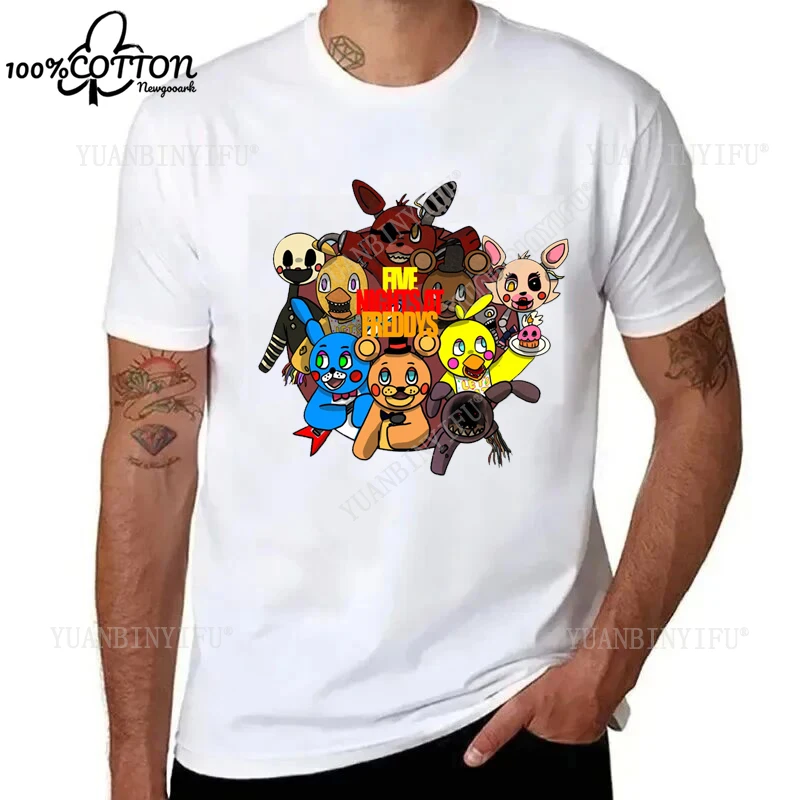 Hot Sale Classic Fnaf 2 Lovely Animatronics T Shirt Cotton Unisex Shirt  Printed Cool Loose Streetwear Hipster Harajuku view 2