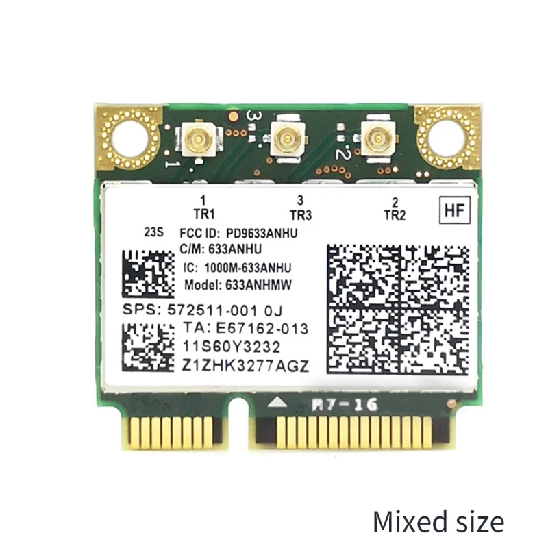 6300AGN pour Lenovo Y460 Y560 Y470 Y570 Carte Sans Fil 2.4G + 5G 450 M + 450 M WIFI Carte