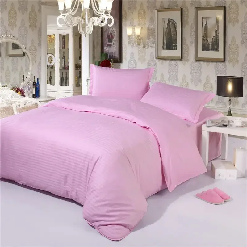 1pcs100% cotton satin duvet cover double needle craft with zipper a variety of specifications can be customized