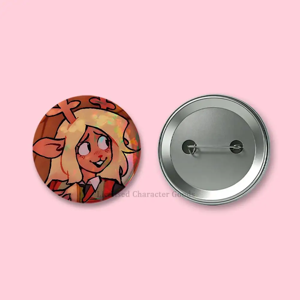 D-Deltarune Suselle Susie Noelle Badges 25 32 44 58 75 mm Round Customizable Wholesale Fan goods Self-made fan freebies - view 4