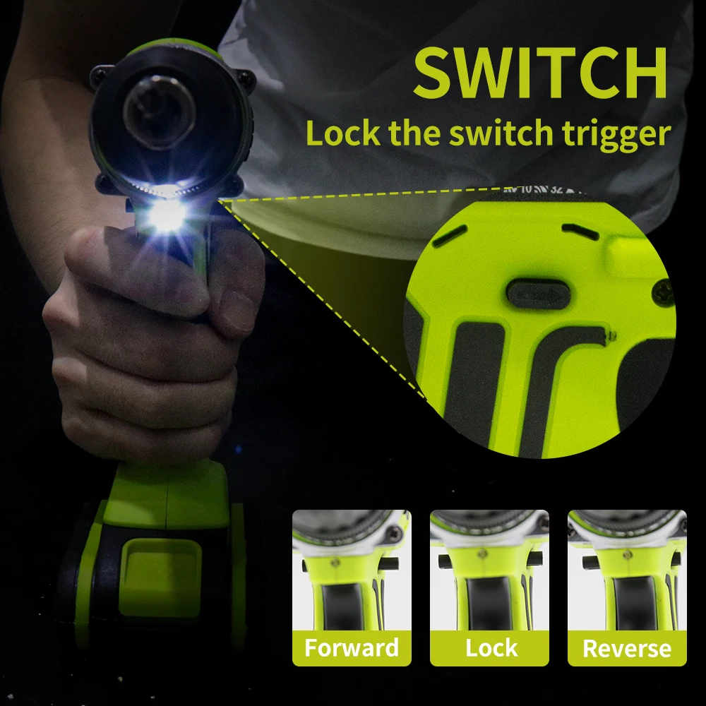 Perkakas Listrik Produk Baru 108 Buah Set Perkakas Listrik Combo Tanpa Sikat untuk Pekerjaan Kayu