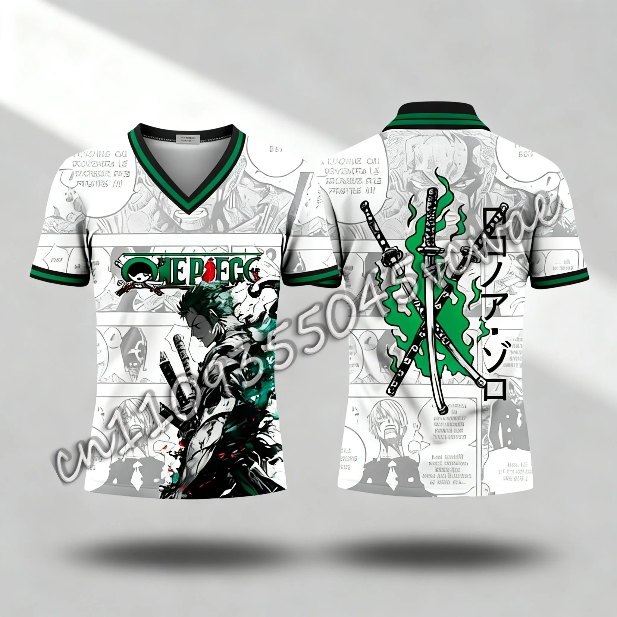 

Bandai Anime Series One Piece Theme Shirt Couple T-shirt Summer Street Loose Men and Women Adult Children 2026