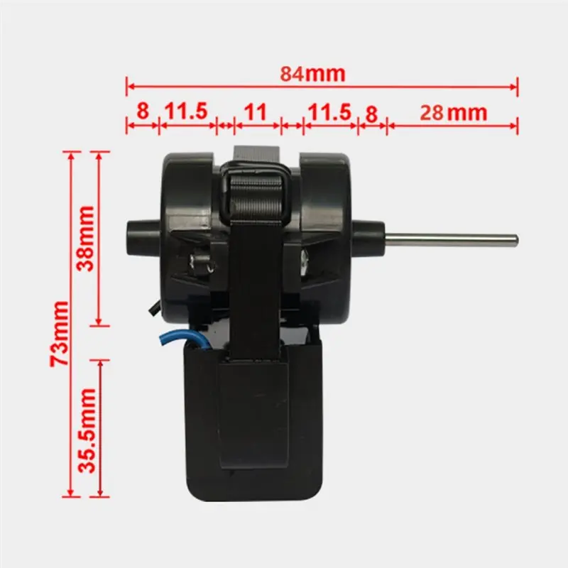 AT28-Freezing Fan Motor For Haier Refrigerator TYPE F61-10 Refrigerator Condenser Cooling Fan Motor 220V