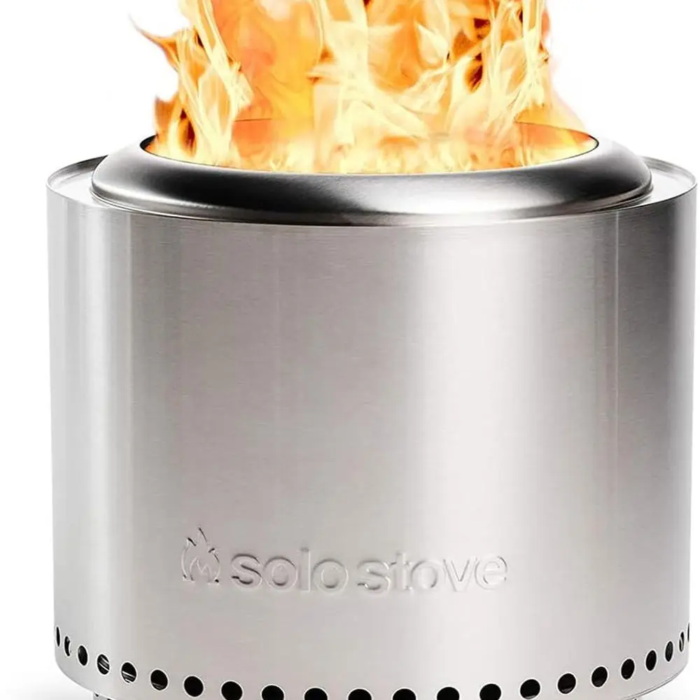 

15 Портативная бездымная костра — легкий уличный камин, нержавеющая сталь, съемная пепельница, чехол, идеально подходит для 2–4 1