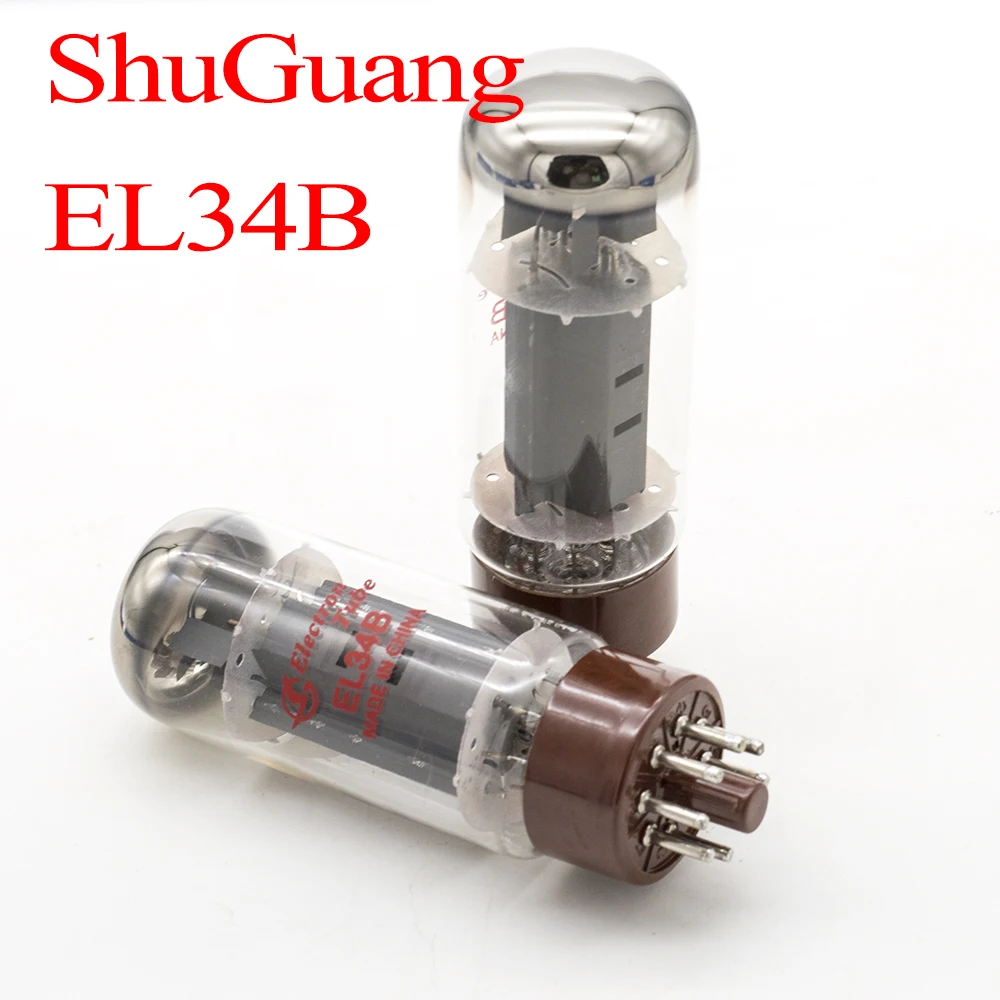 ShuGuang EL34B Vacuum Tube Replaces 6CA7 EL34B 6P3P 5881 6550 KT88 EL34M EL34 Tube Amplifier HIFI Audio Amplifier