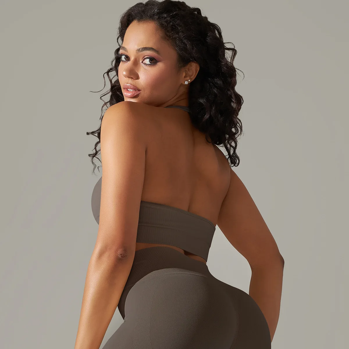 

Женский спортивный бюстгальтер и брюки для йоги, комплект из высокоэластичного нижнего белья для бега, тренажерного зала, йоги, одежда