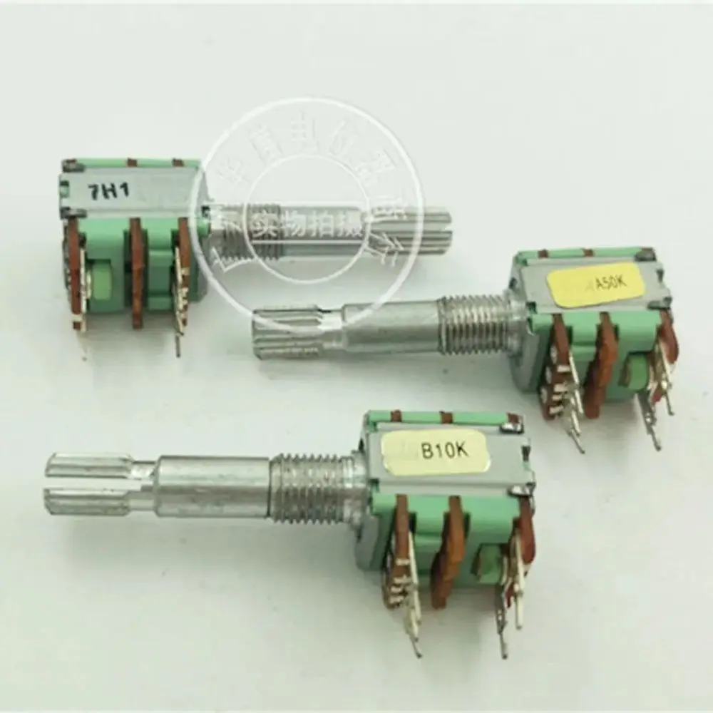 

Оригинальный новый 100% RD123SF-20BC-29K-B10K-1002 одиночный потенциометр с переключателем B10K A50K, длина ручки 29 мм