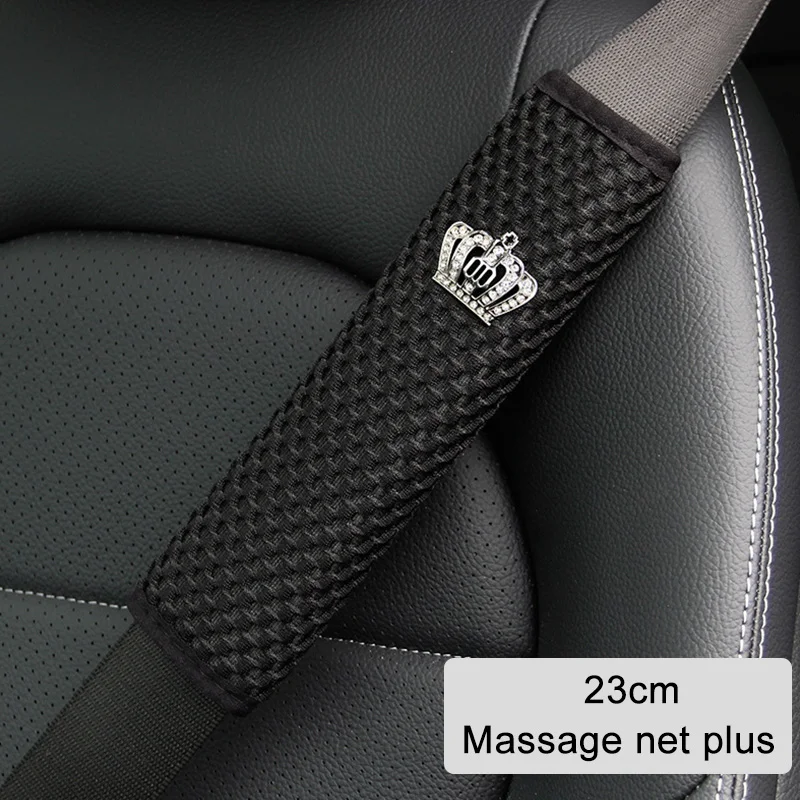 Car Seat Belt Shoulder Guard Padding Pad Massage Net Breathable Four Seasons 23 30 50 75cmCar Interior Accessories