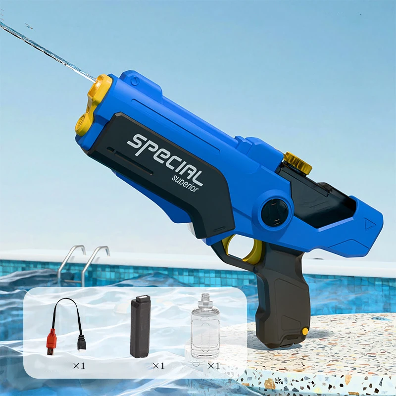 Electric Water Gun Automatic Water Absorption Gun Large Capacity Continuous Water Squirt Toy Outdoor Beach Game Children Gift