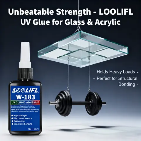 UV Glue with Flashlight, Suitable for Glass and Acrylic, Fast Drying and Strong Solidification in 5 Seconds, DIY Manual Repair