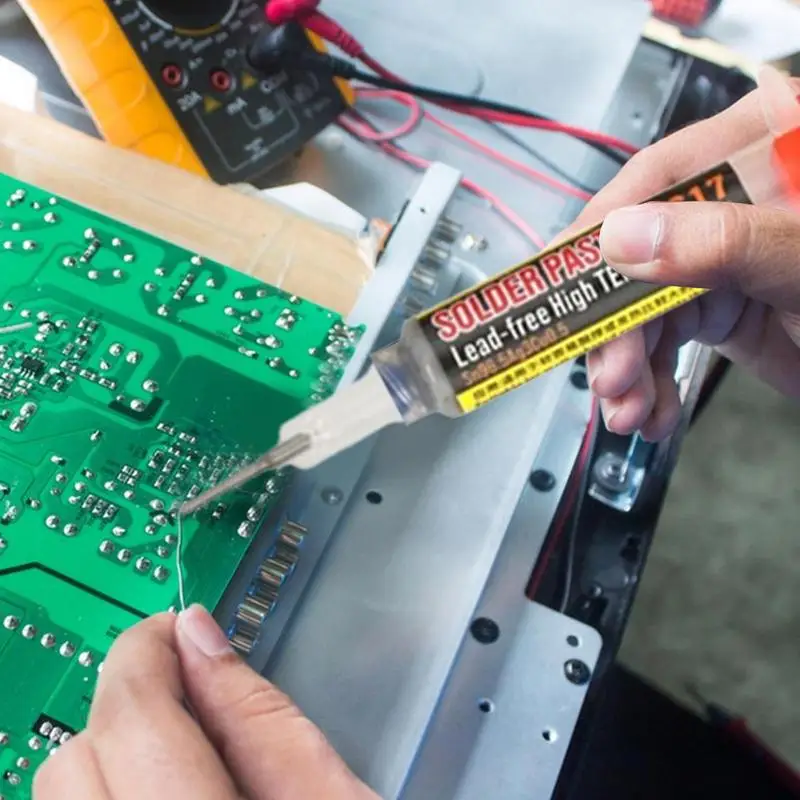 

Solder Paste Syringe Flux for Soldering SMD BGA IC PCB Needle Tube Tin Solder Paste Welding Paste Welding Components
