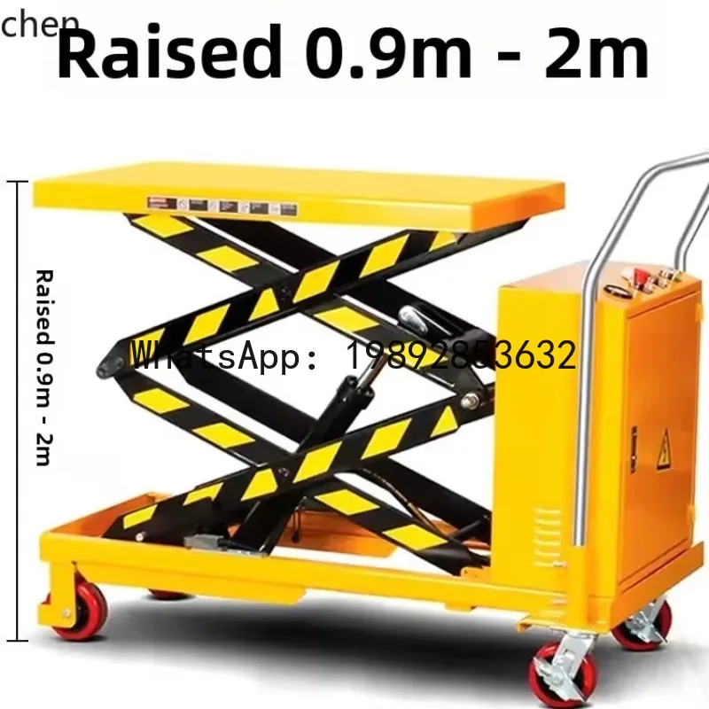 

JX electric hydraulic lifting platform truck lifting mobile lifting table truck