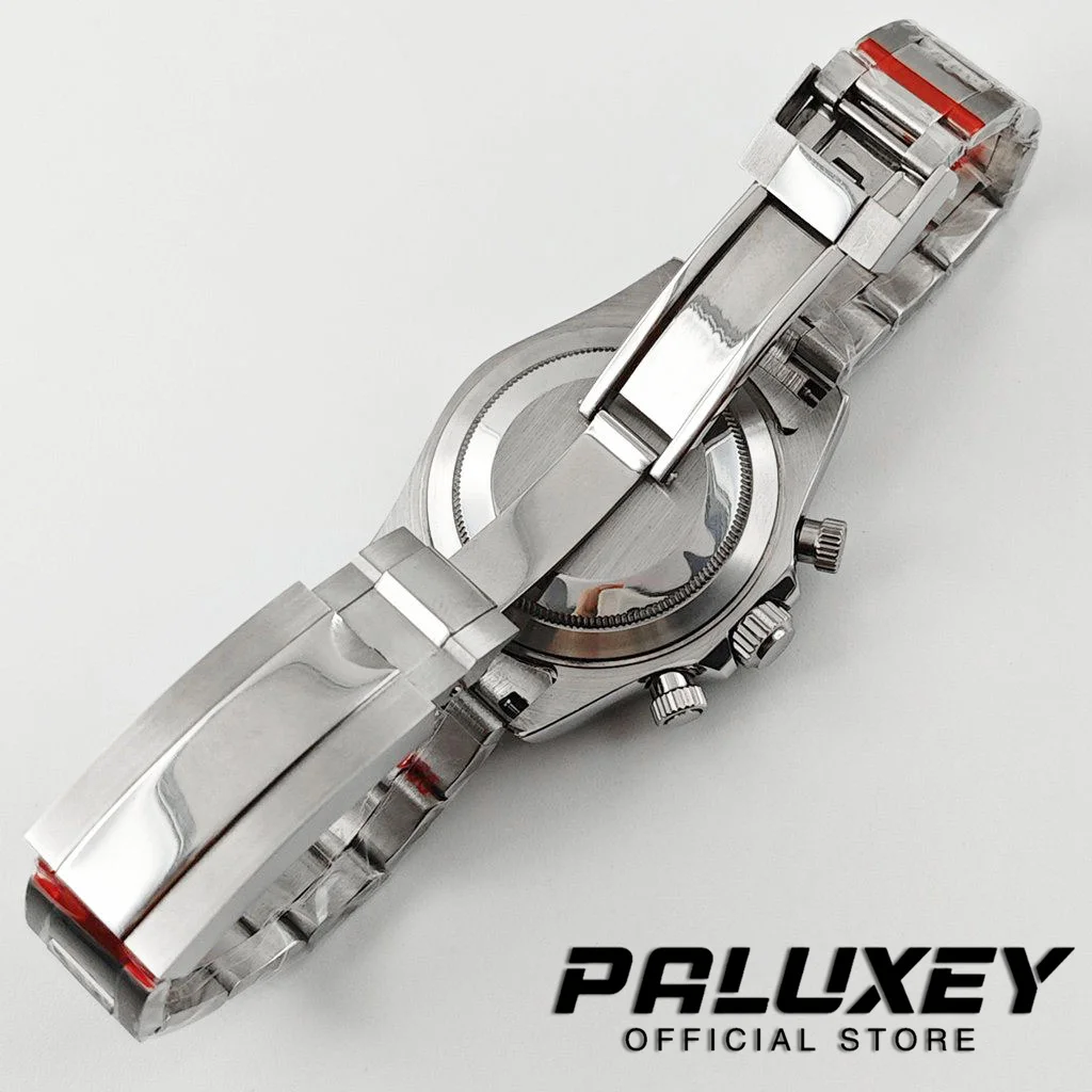 Daytona 40 mm VK63 Saphirglas-Uhrengehäuse, Keramiklünette, Herrenuhr-Zubehör, geeignet für VK63 VK63A VK64 Quarzwerk – Detail 7